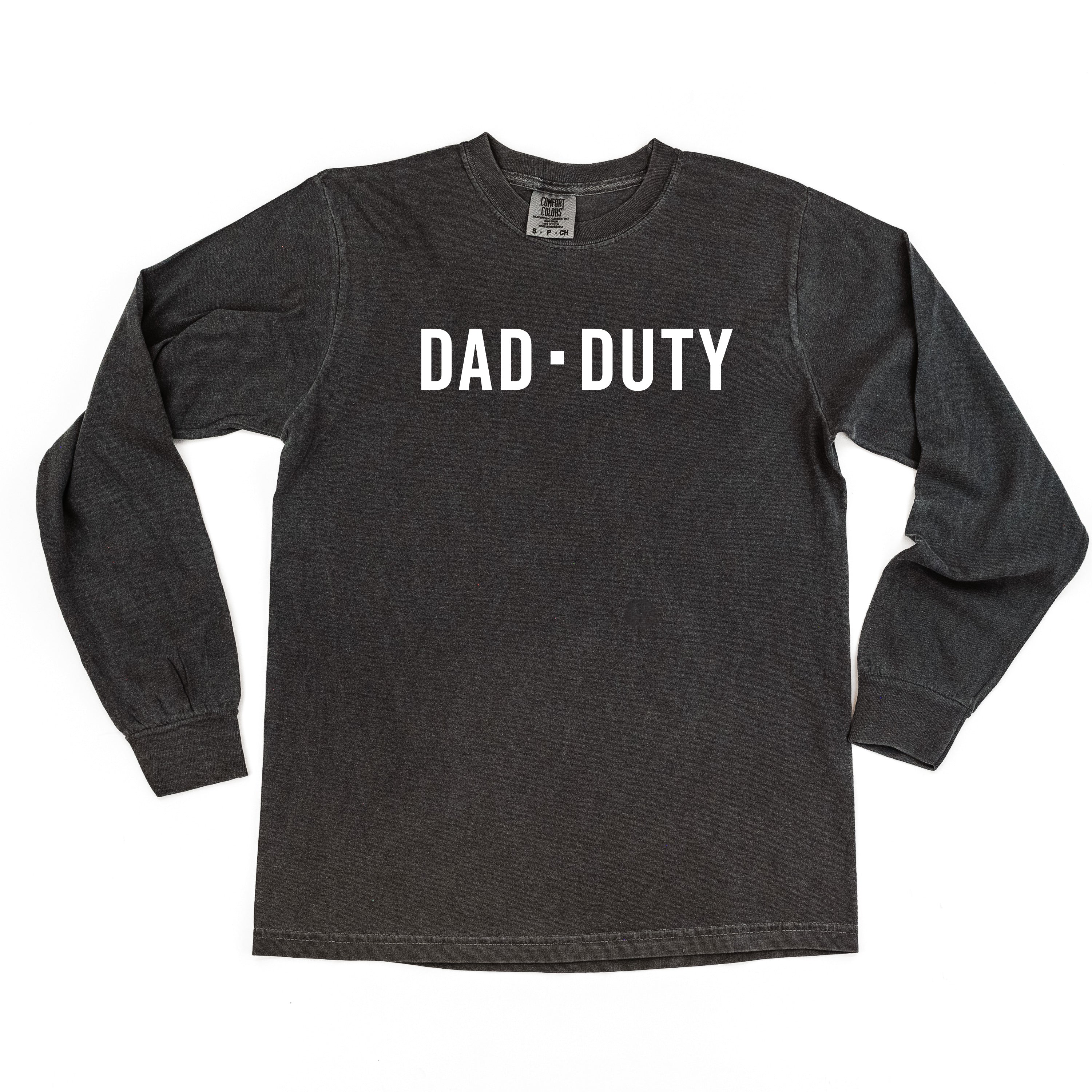 Dad-Duty - Long Sleeve Comfort Colors Tee
