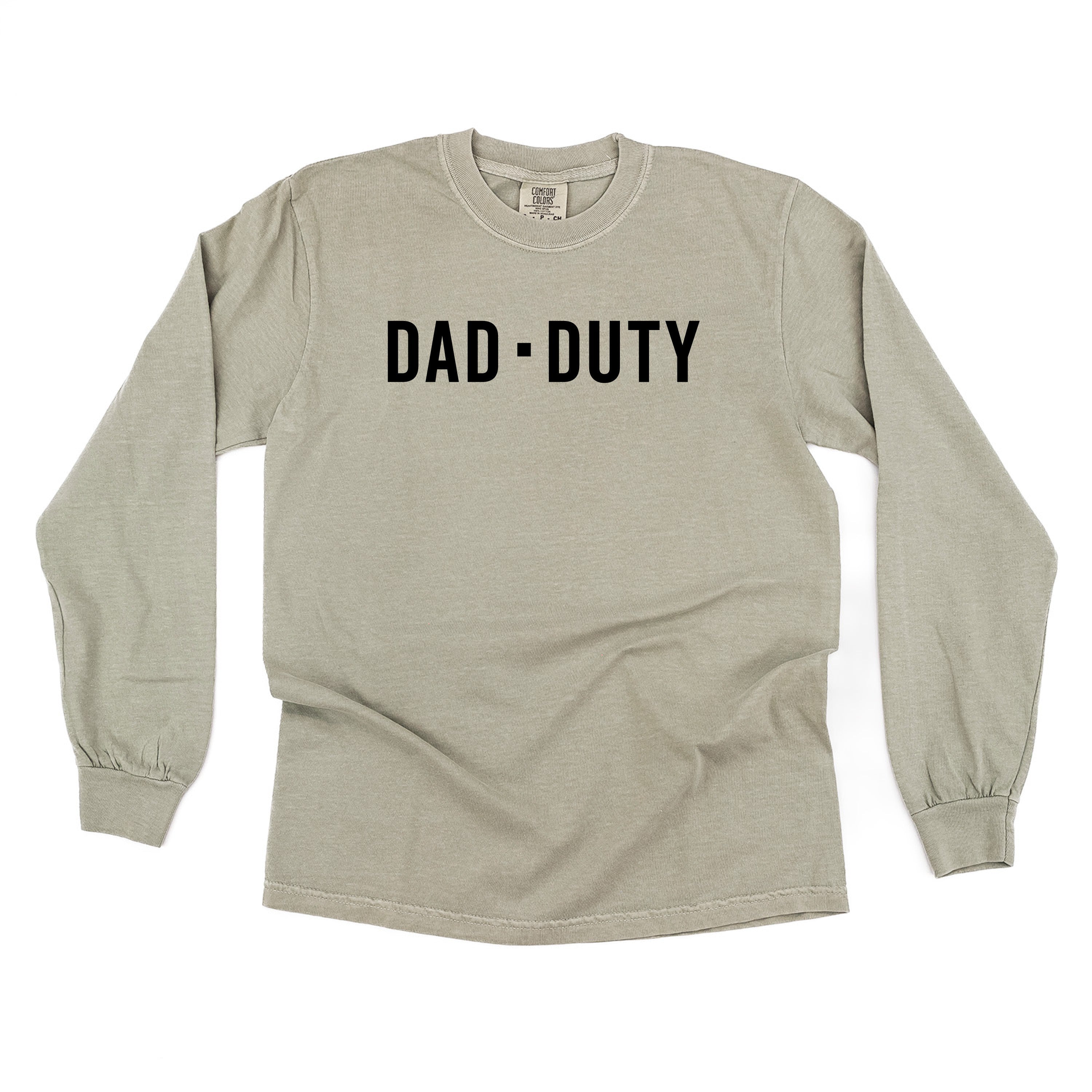 Dad-Duty - Long Sleeve Comfort Colors Tee