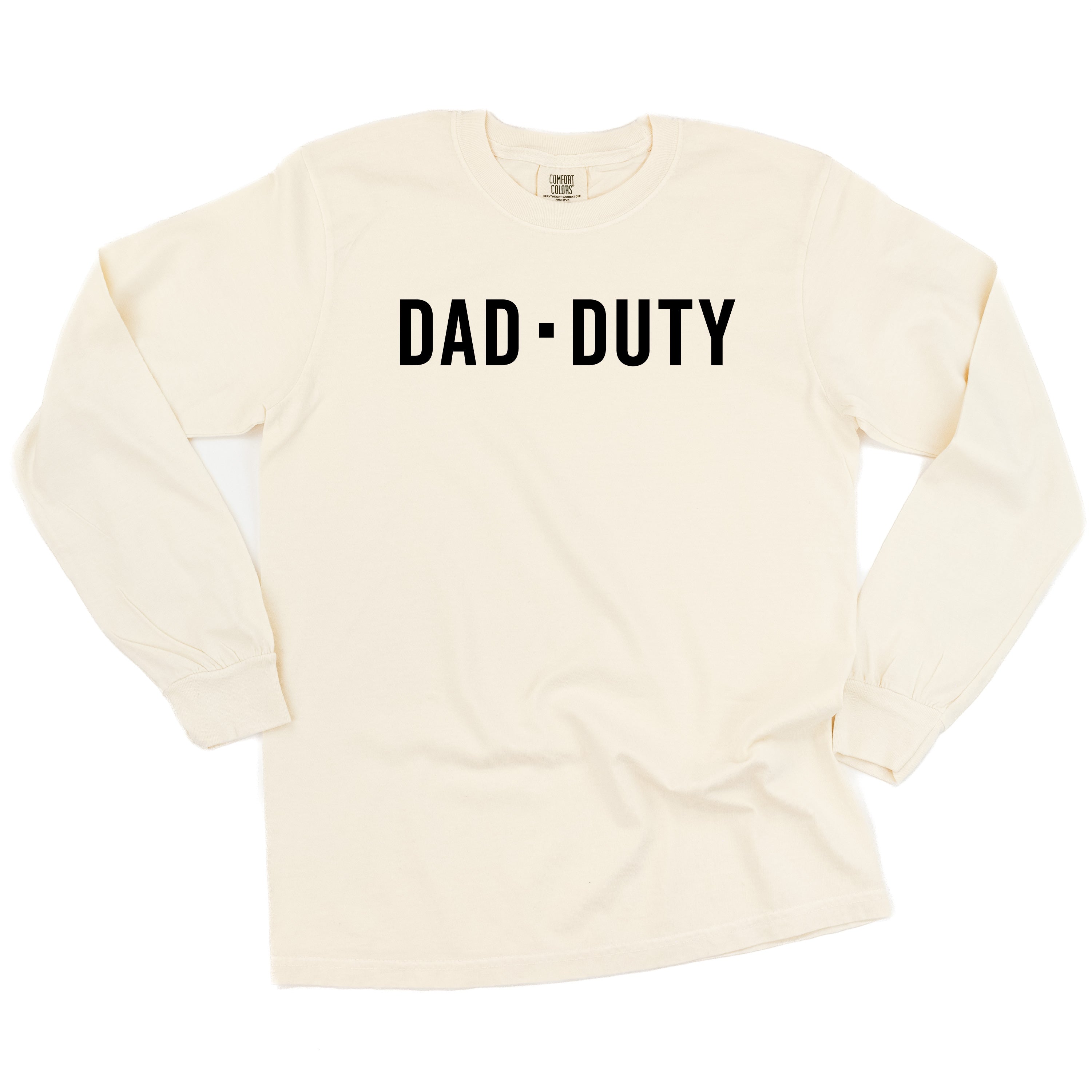 Dad-Duty - Long Sleeve Comfort Colors Tee