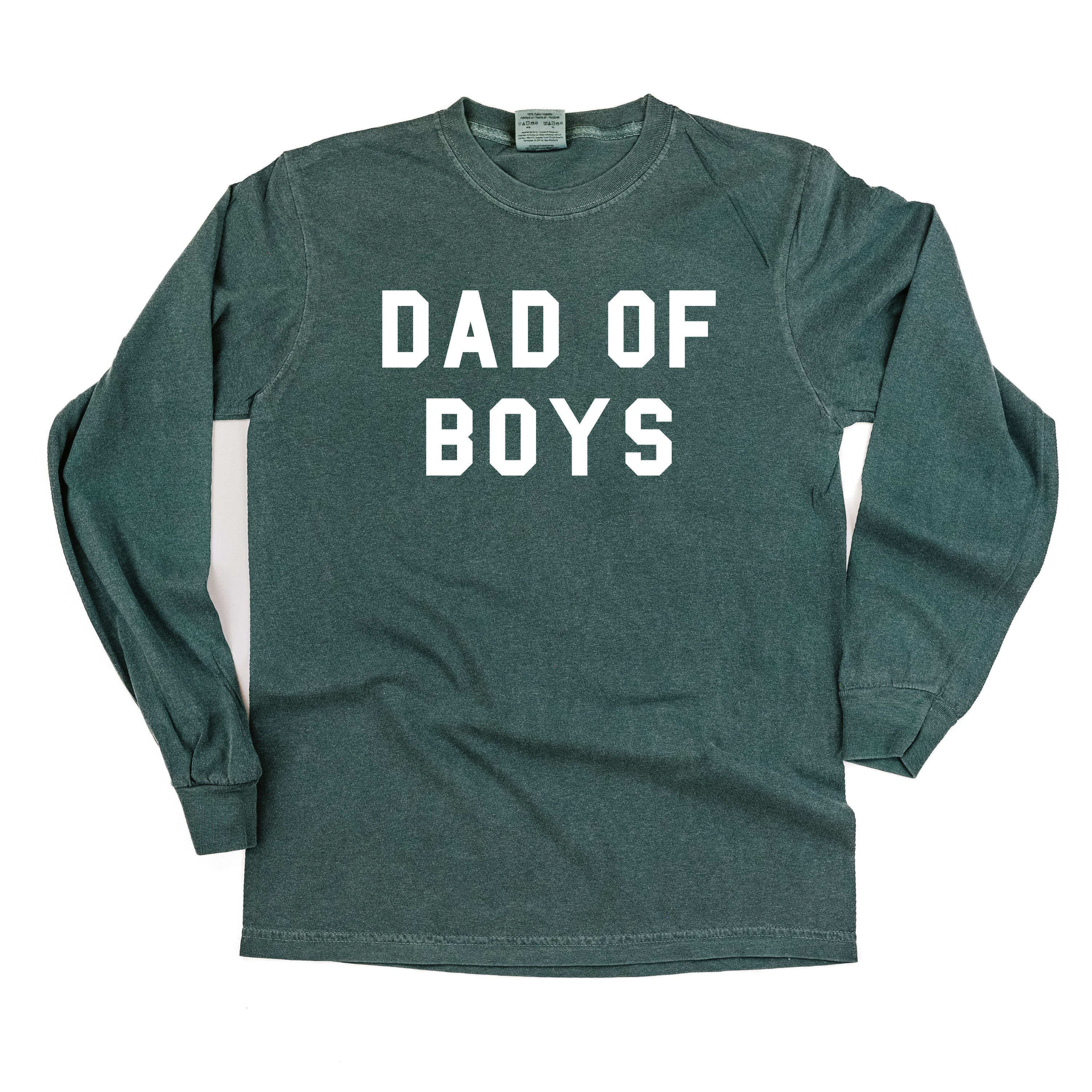 Dad of Boys - Long Sleeve Comfort Colors Tee