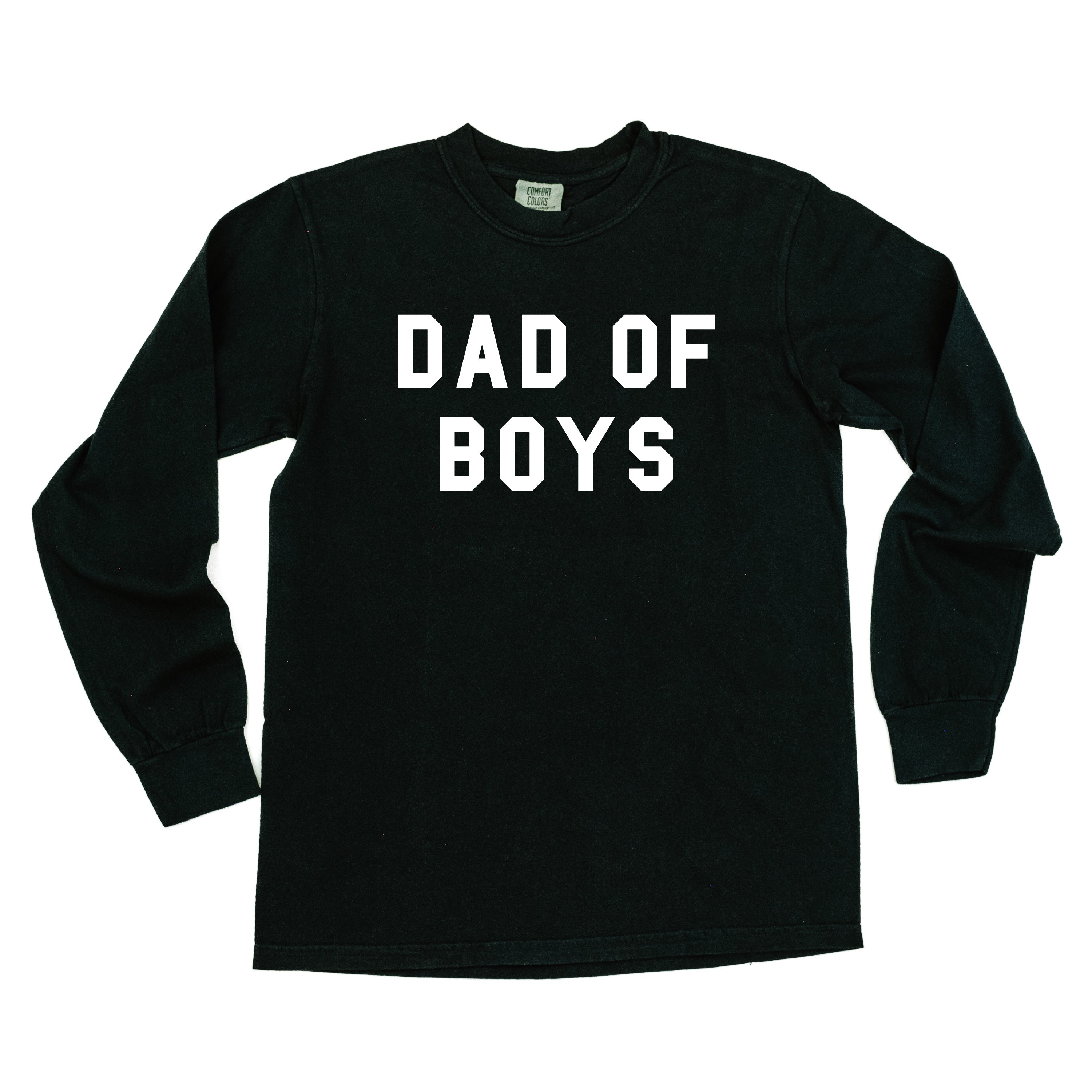 Dad of Boys - Long Sleeve Comfort Colors Tee
