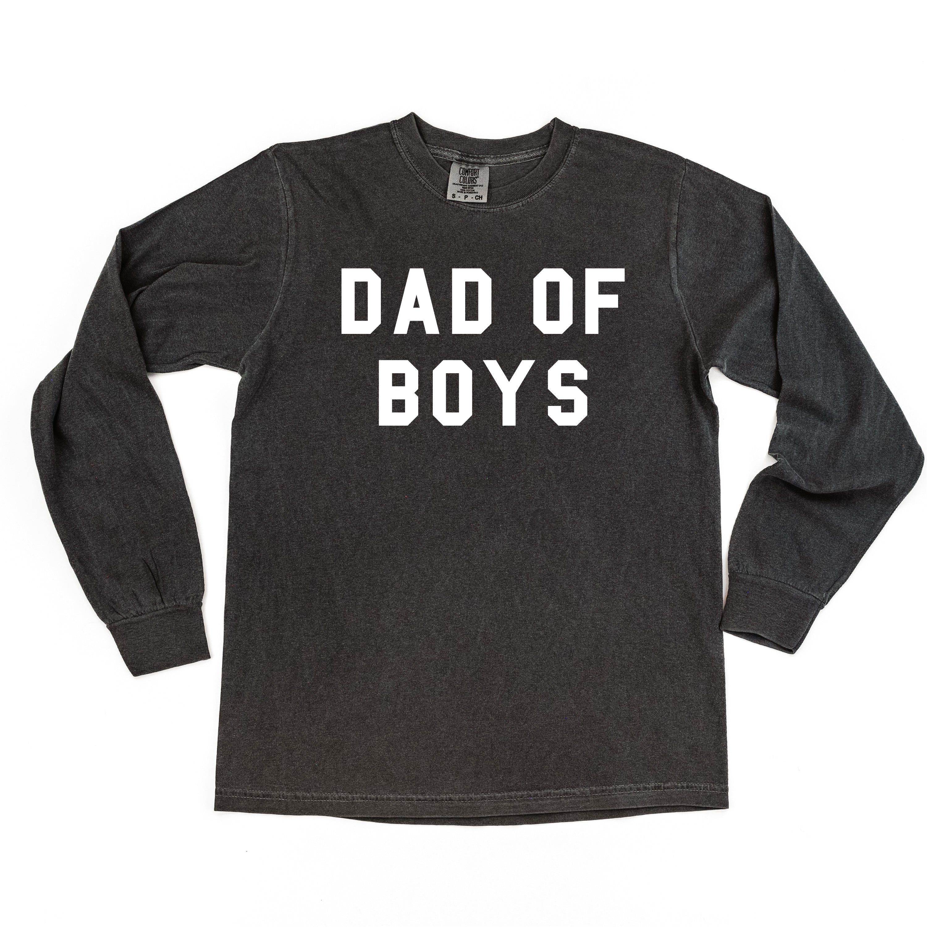 Dad of Boys - Long Sleeve Comfort Colors Tee