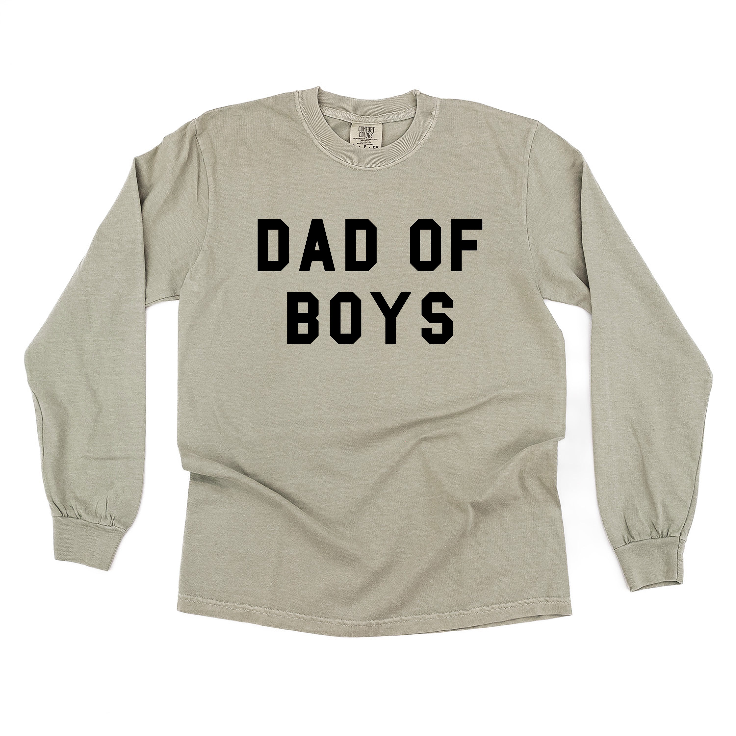Dad of Boys - Long Sleeve Comfort Colors Tee