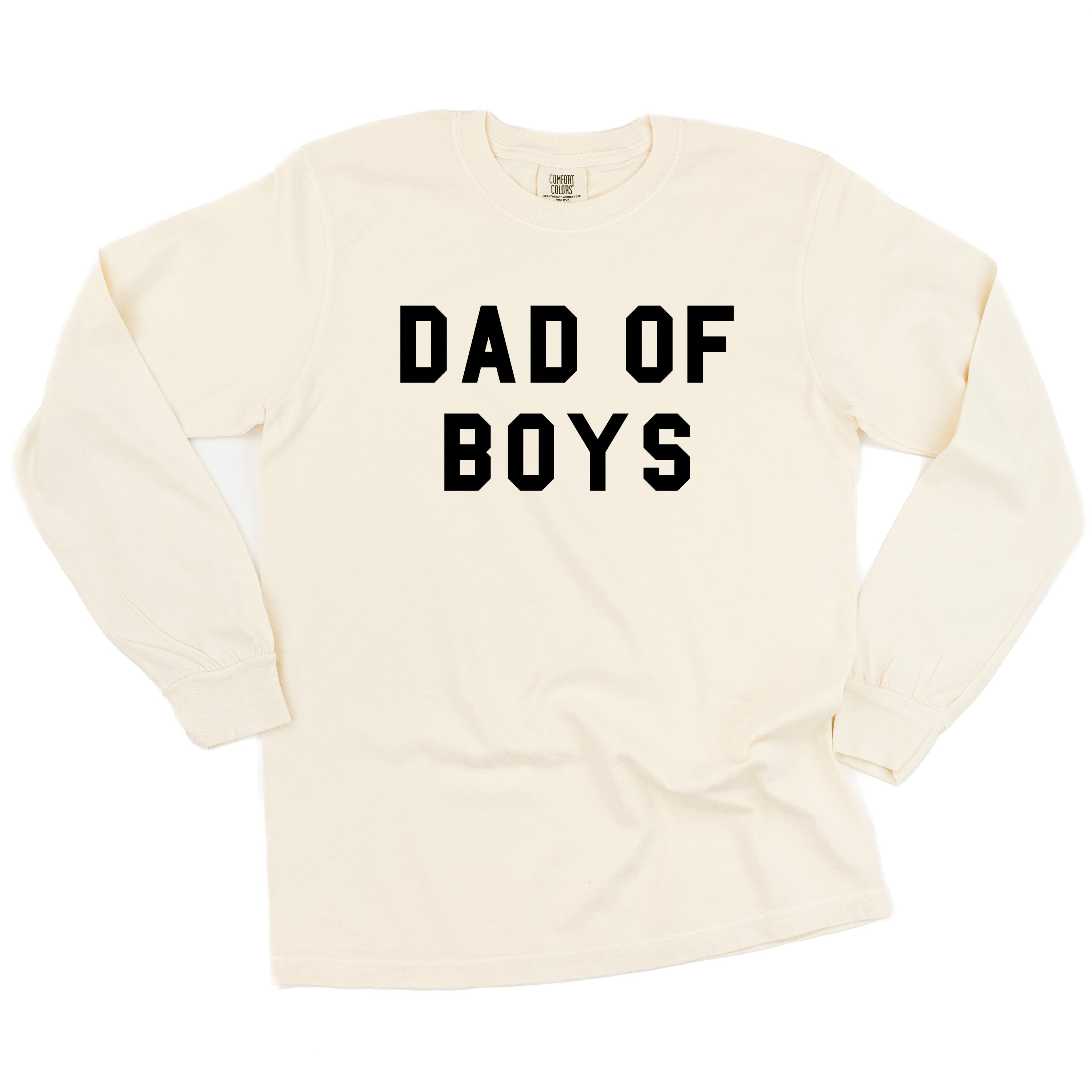 Dad of Boys - Long Sleeve Comfort Colors Tee