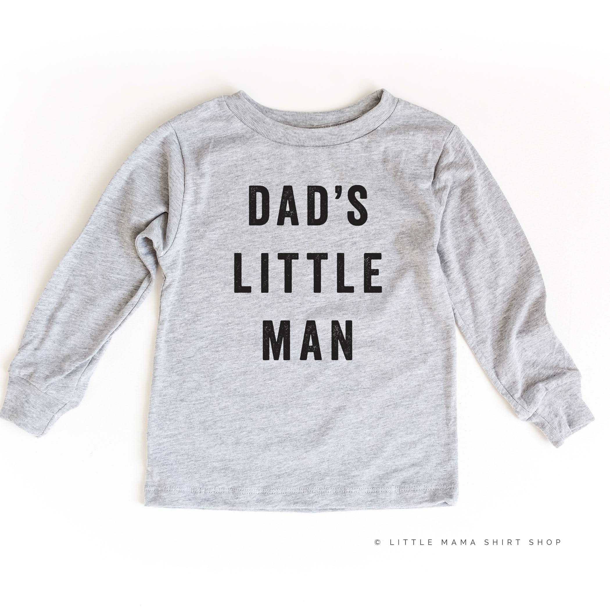 Dad&amp;#39;s Little Man - Child Long Sleeve Tee