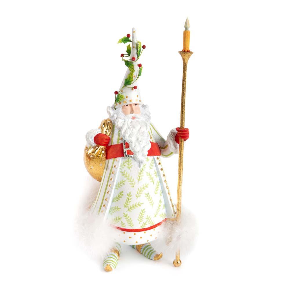 Dash Away Candlelight Santa Figure by Patience Brewster