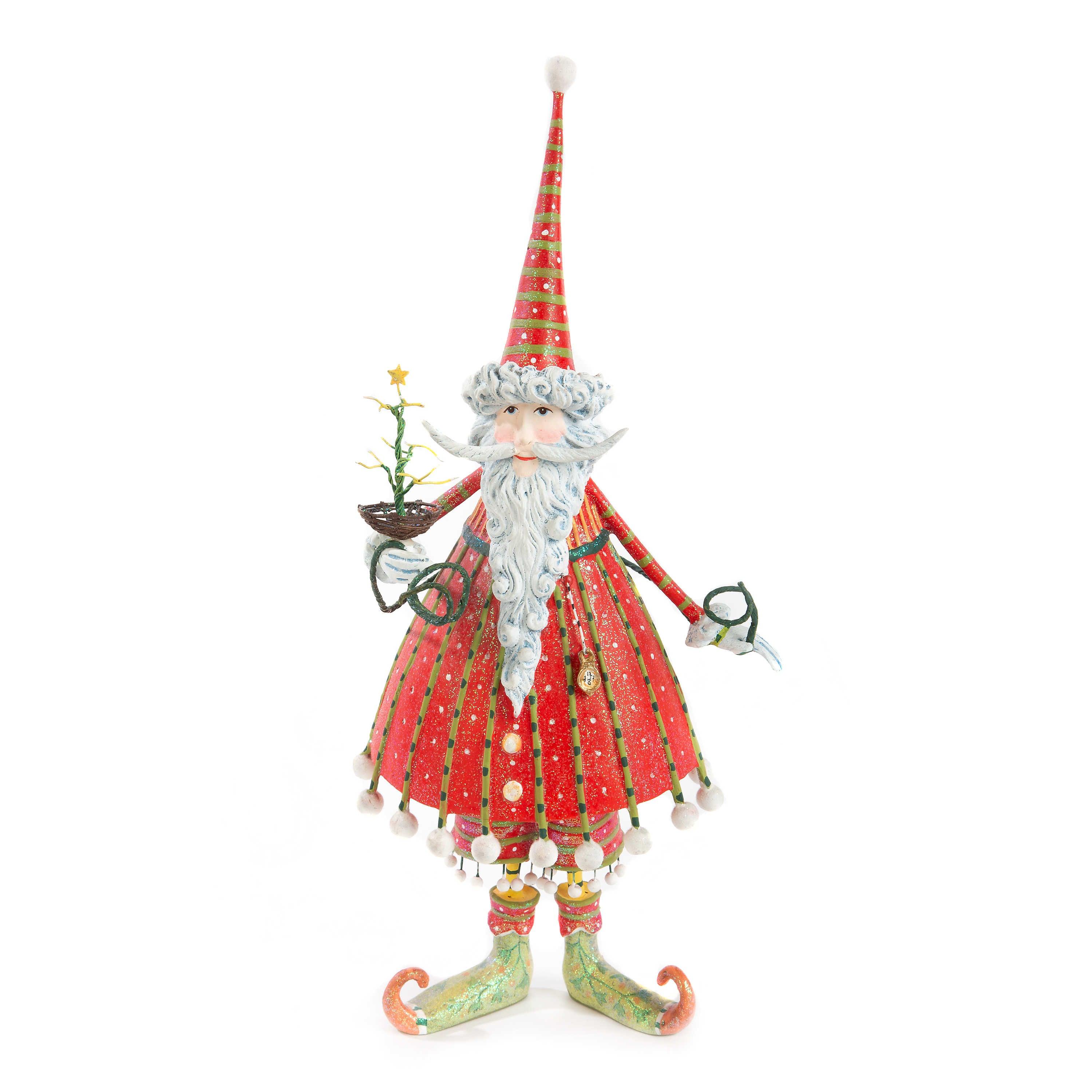 Dash Away Dashing Santa Figure by Patience Brewster