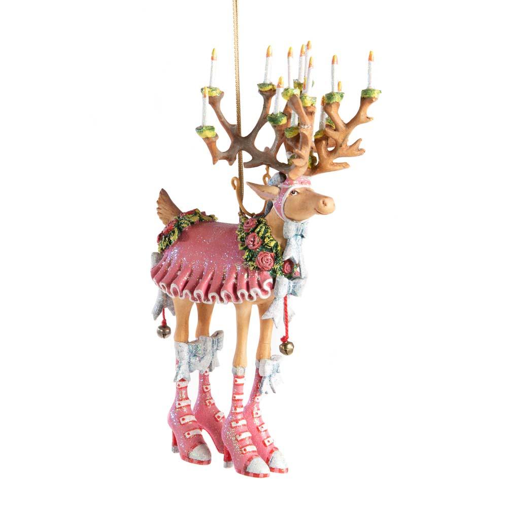Dash Away Donna Reindeer Ornament by Patience Brewster