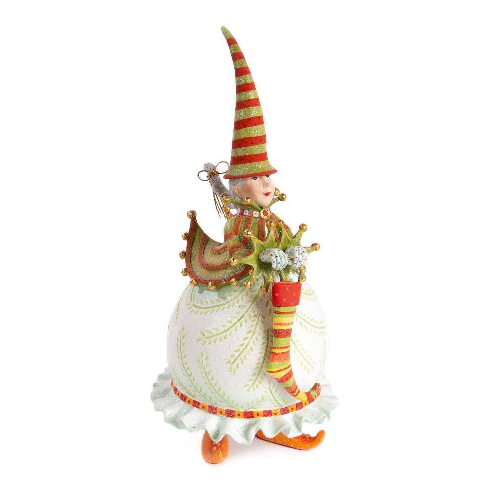 Dash Away Mrs. Santa Figure by Patience Brewster