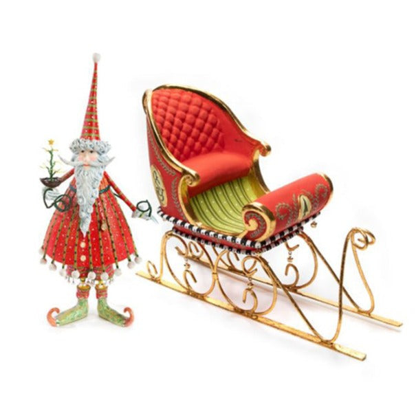 Dash Away Santa &amp;amp; Sleigh Figure Set by Patience Brewster