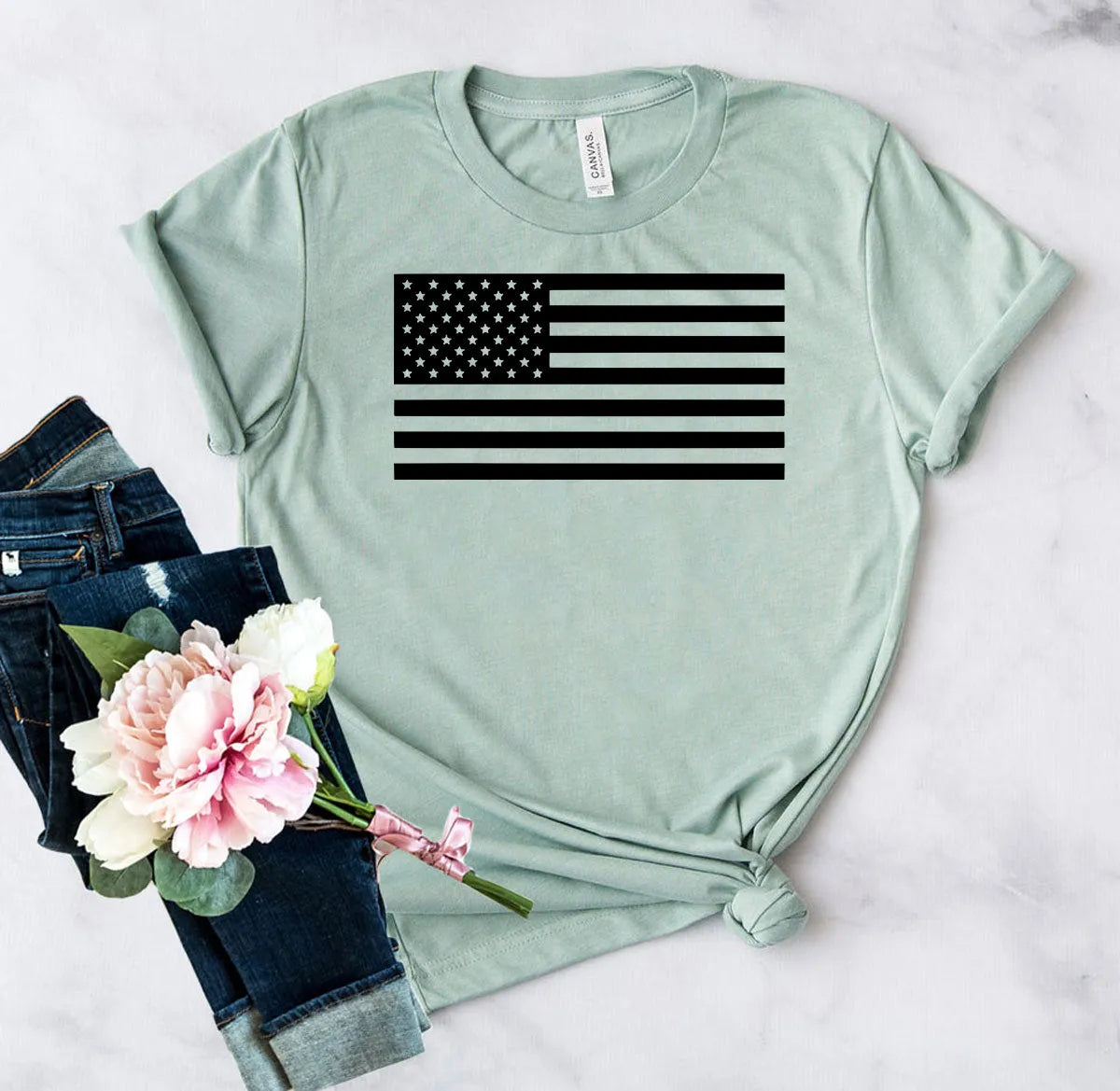 American Flag Tee