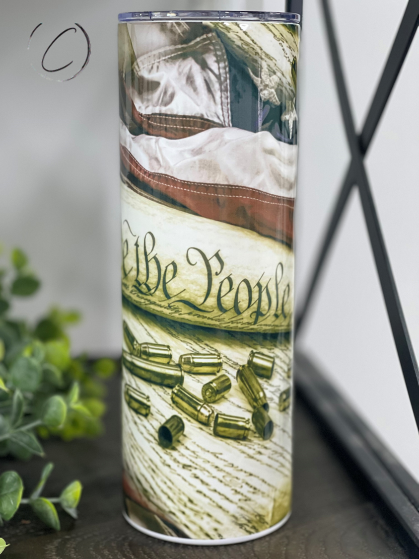 We The People 20oz Skinny Tumbler