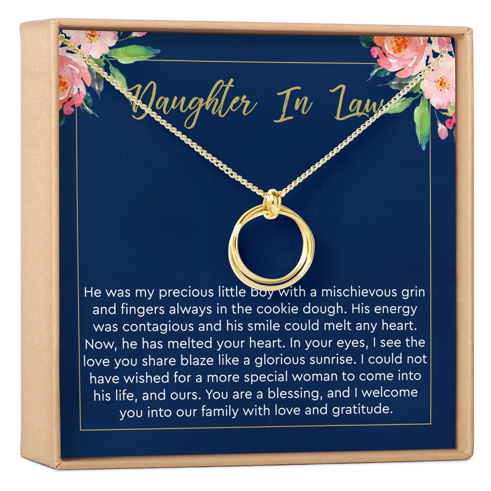 Daughter-In-Law Linked Circles Necklace