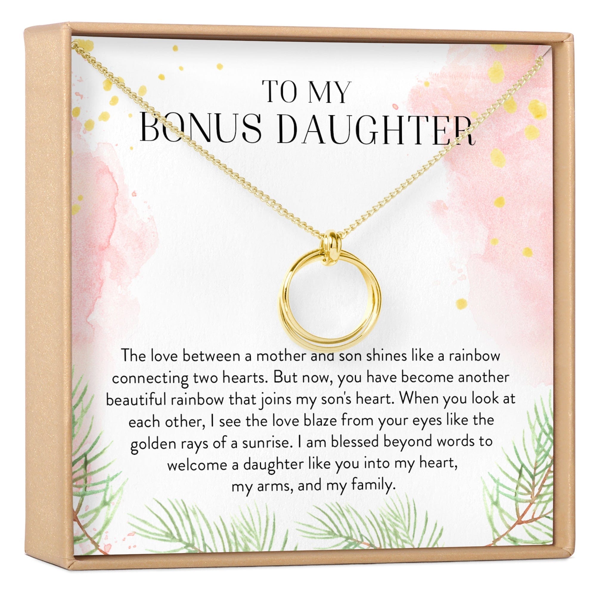 Daughter-In-Law Linked Circles Necklace