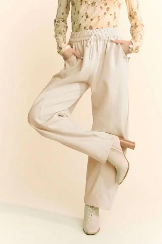 Trendsi Drawstring Wide Leg Lounge Pants Women&amp;#39;s Casual Comfy Soft Pants