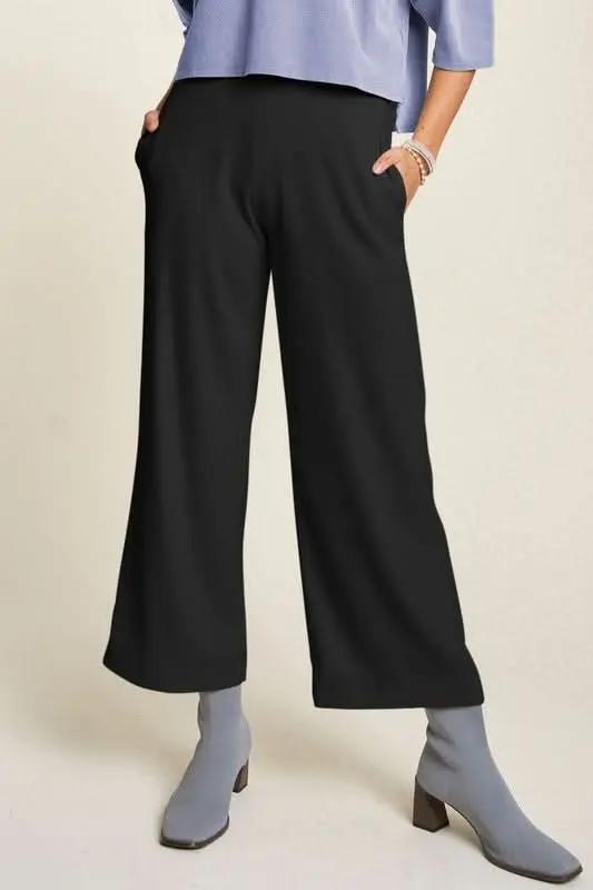 Trendsi Davi &amp;amp; Dani Wide Leg Pants Women&amp;#39;s Chic Trousers USA Shipped!