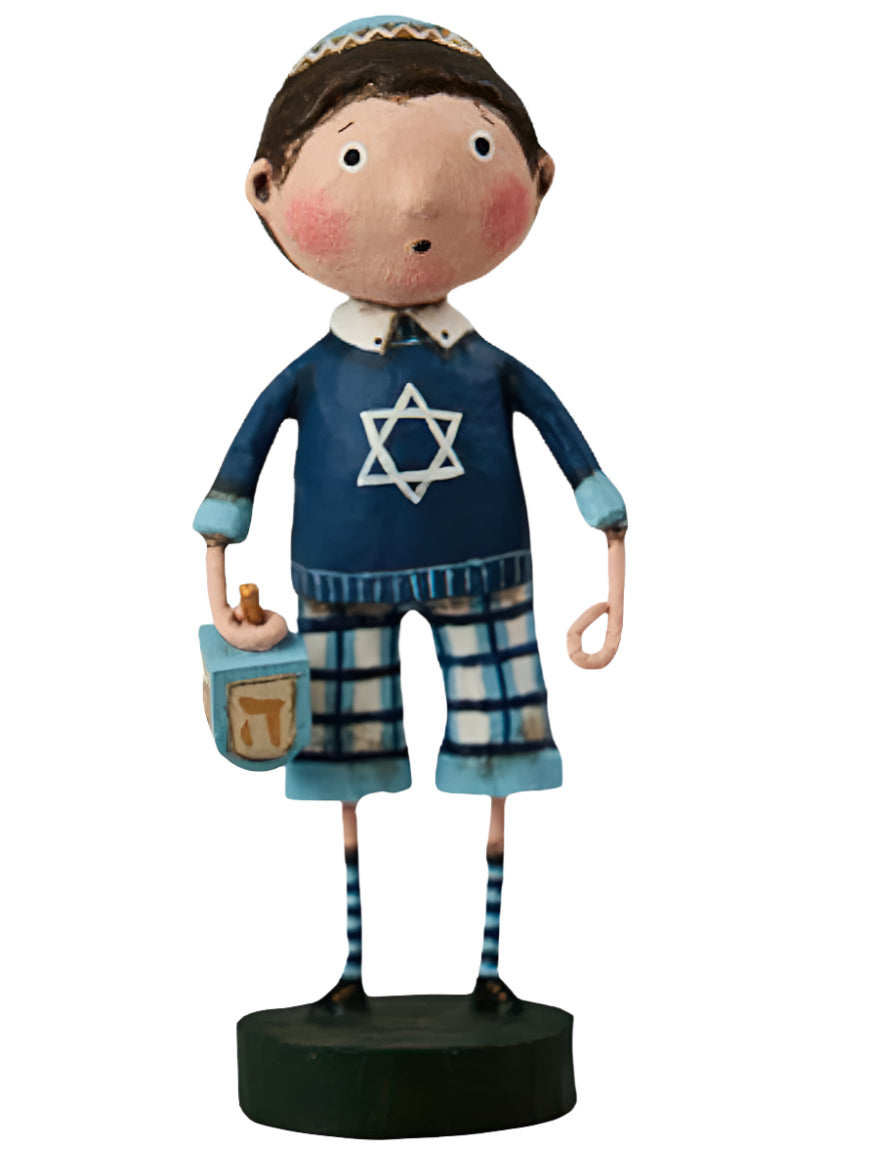 David&amp;#39;s Dreidel Hanukkah Figurine by Lori Mitchell