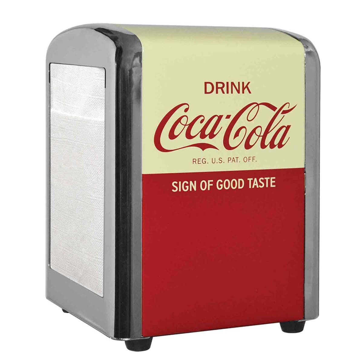 Nostalgic Coca-Cola Half Size Napkin Dispenser