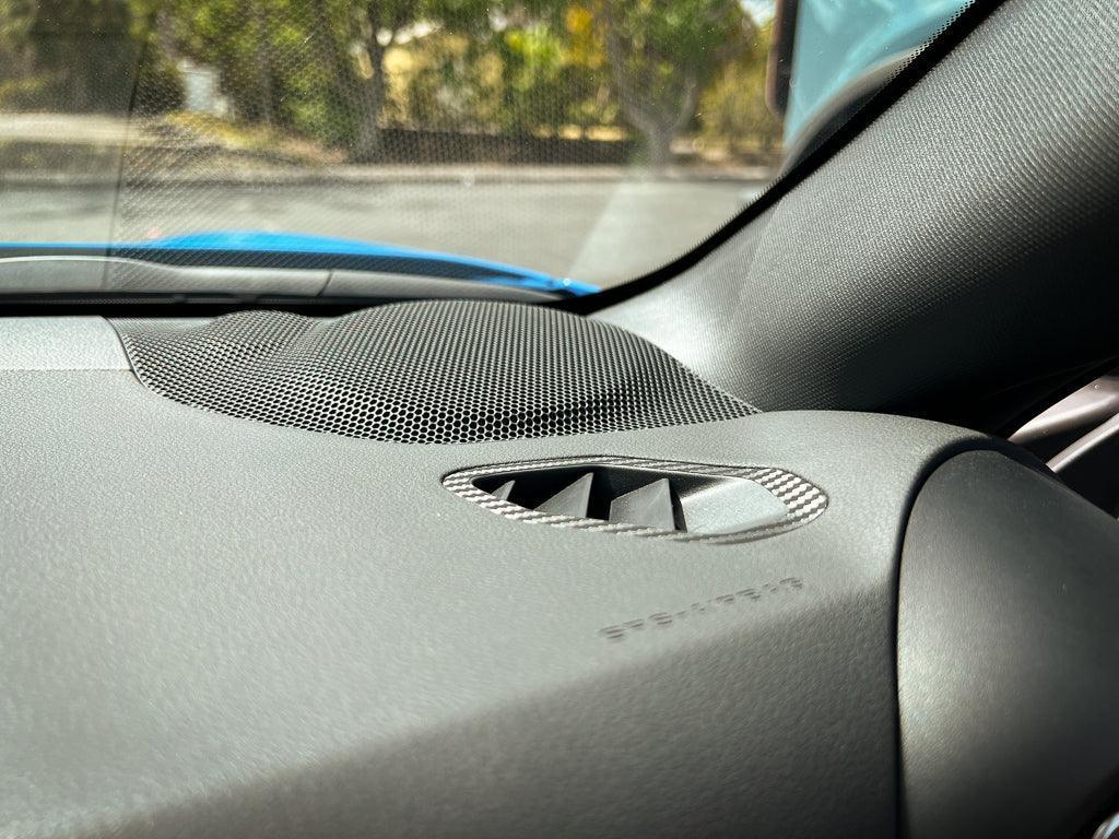 Defroster Vent 3D Carbon Overlays - 2022 BRZ / GR86