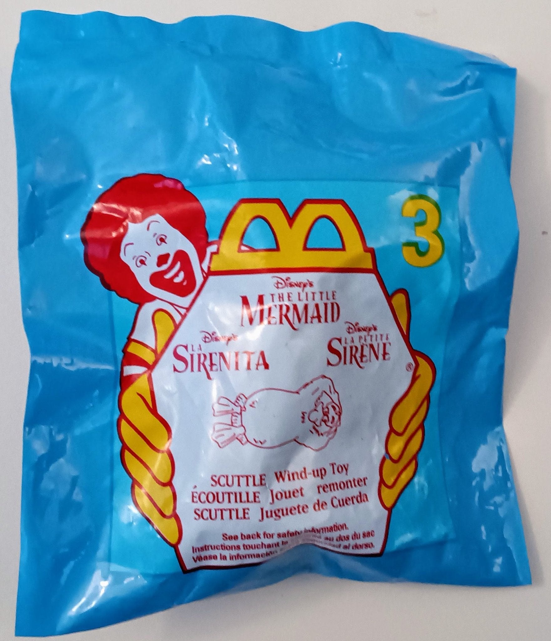Disney Happy Meal toy - Skuttle from The Little Mermaid (Bagged)