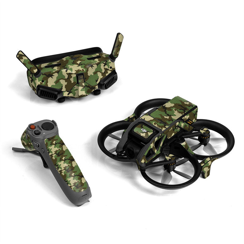 Woodland Camo - DJI Avata Skin