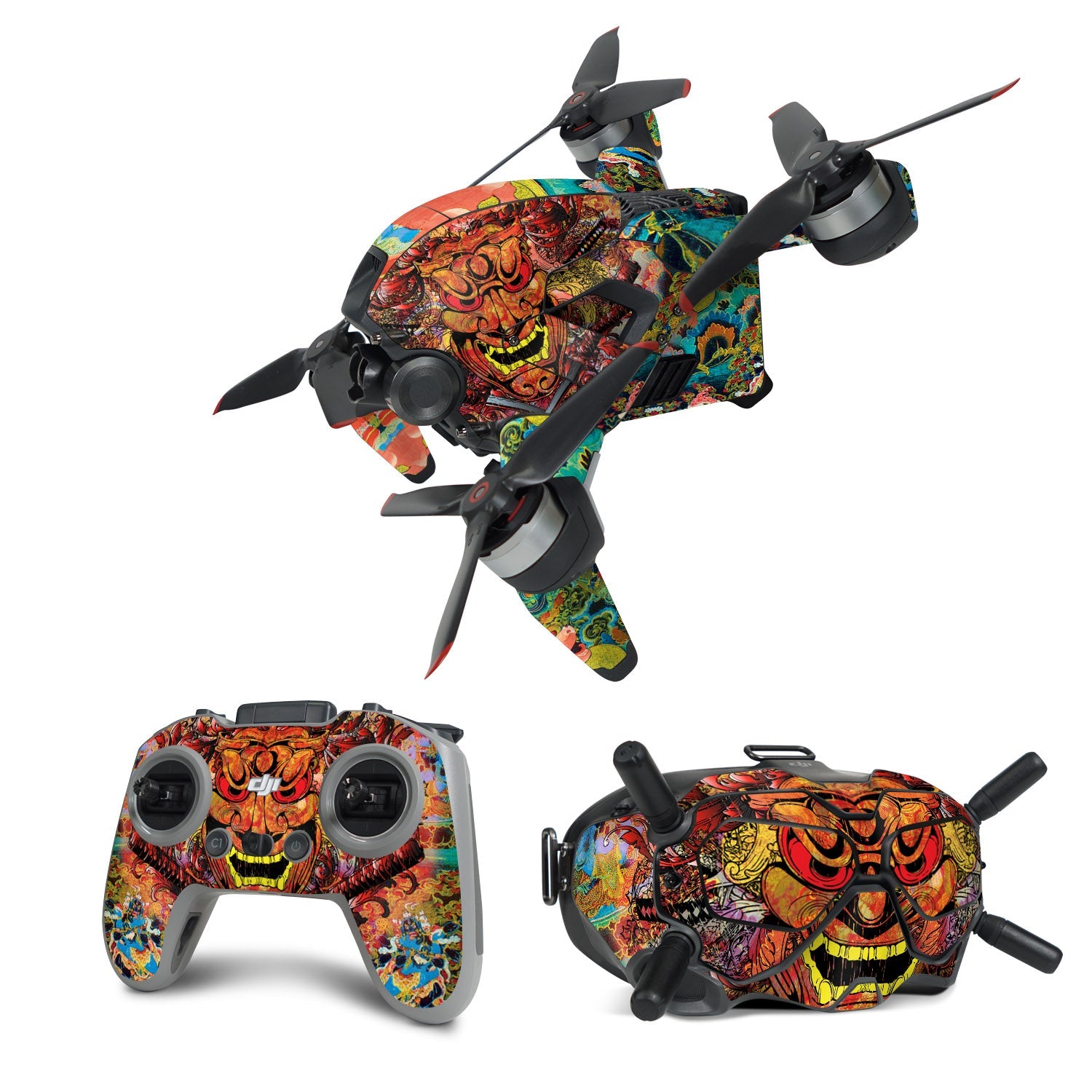 Asian Crest - DJI FPV Combo Skin