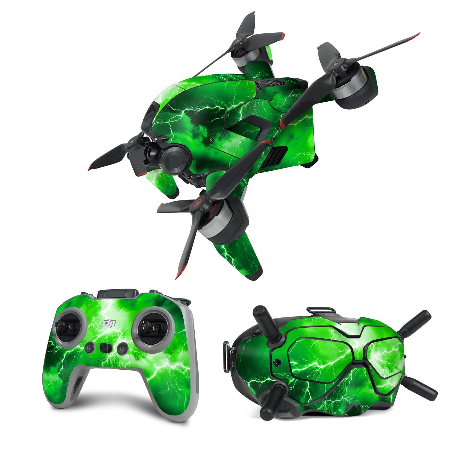Apocalypse Green - DJI FPV Combo Skin