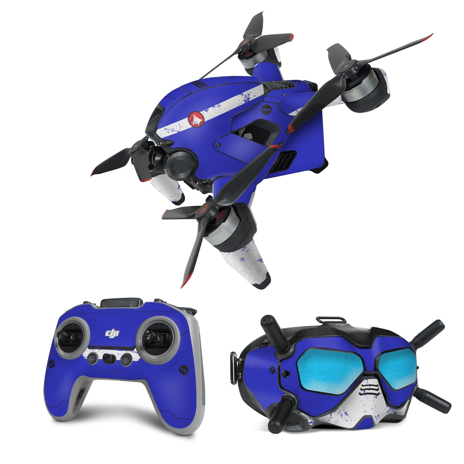 Blue Valkyrie - DJI FPV Combo Skin