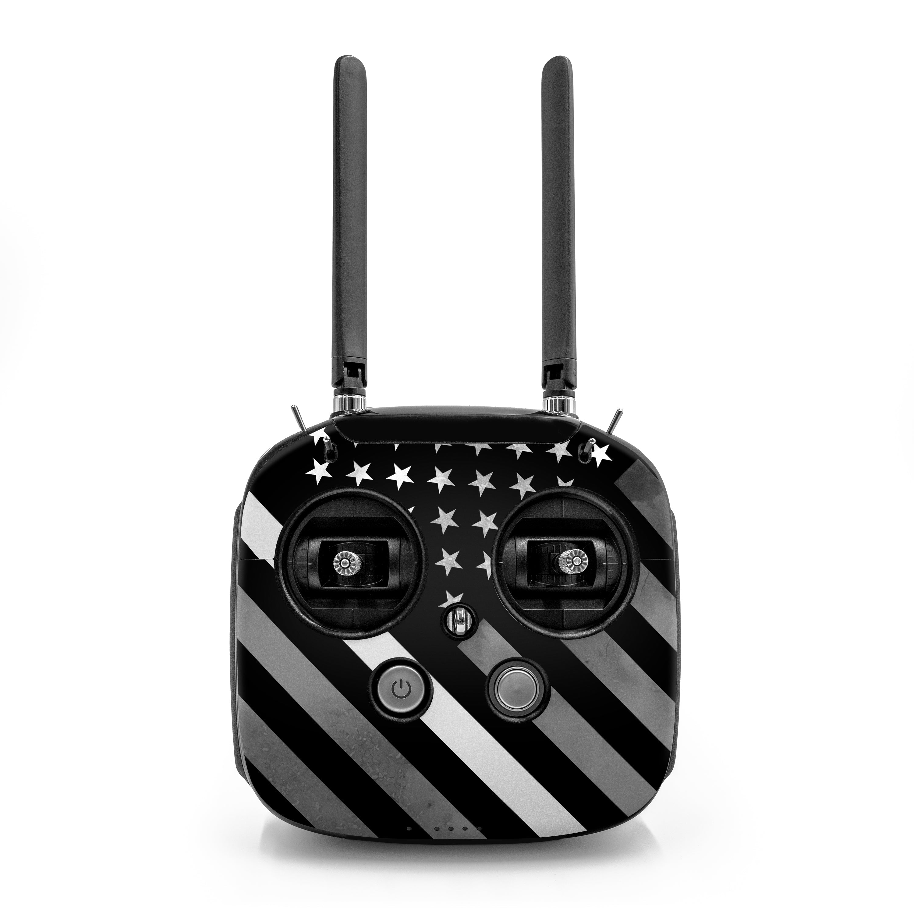Thin White Line Hero - DJI FPV Remote Controller (Mode 2) Skin