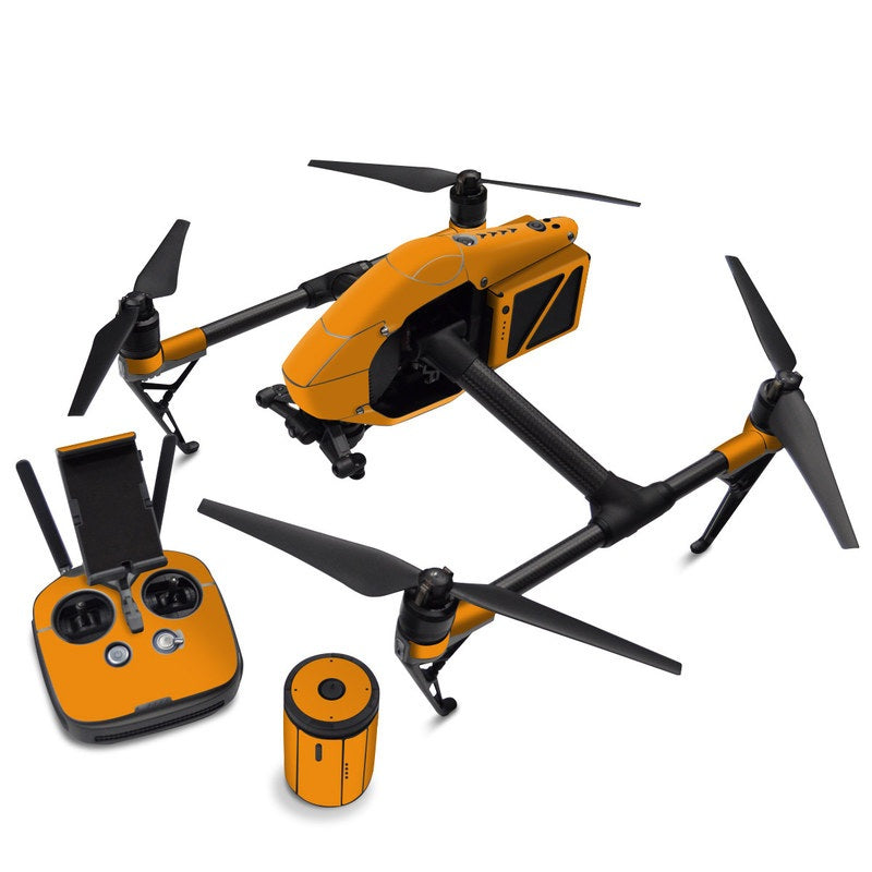 Solid State Orange - DJI Inspire 2 Skin