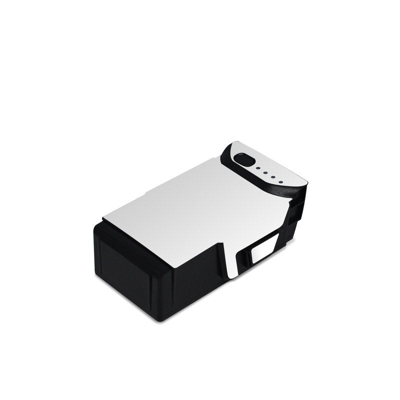 Solid State White - DJI Mavic Air Battery Skin
