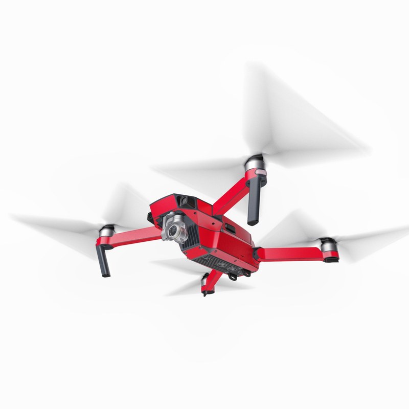 Solid State Red - DJI Mavic Pro Skin