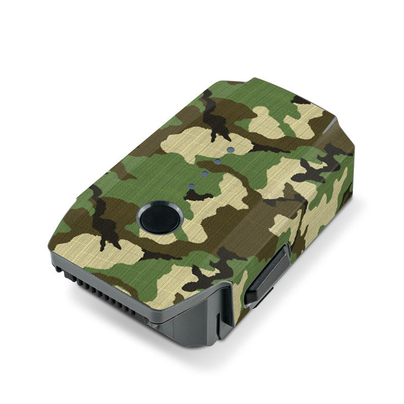 WOODLAND CAMO - DJI MAVIC PRO BATTERY SKIN