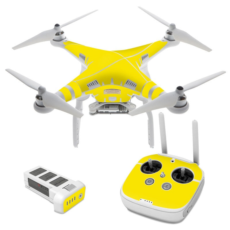 Solid State Yellow - DJI Phantom 3 Skin