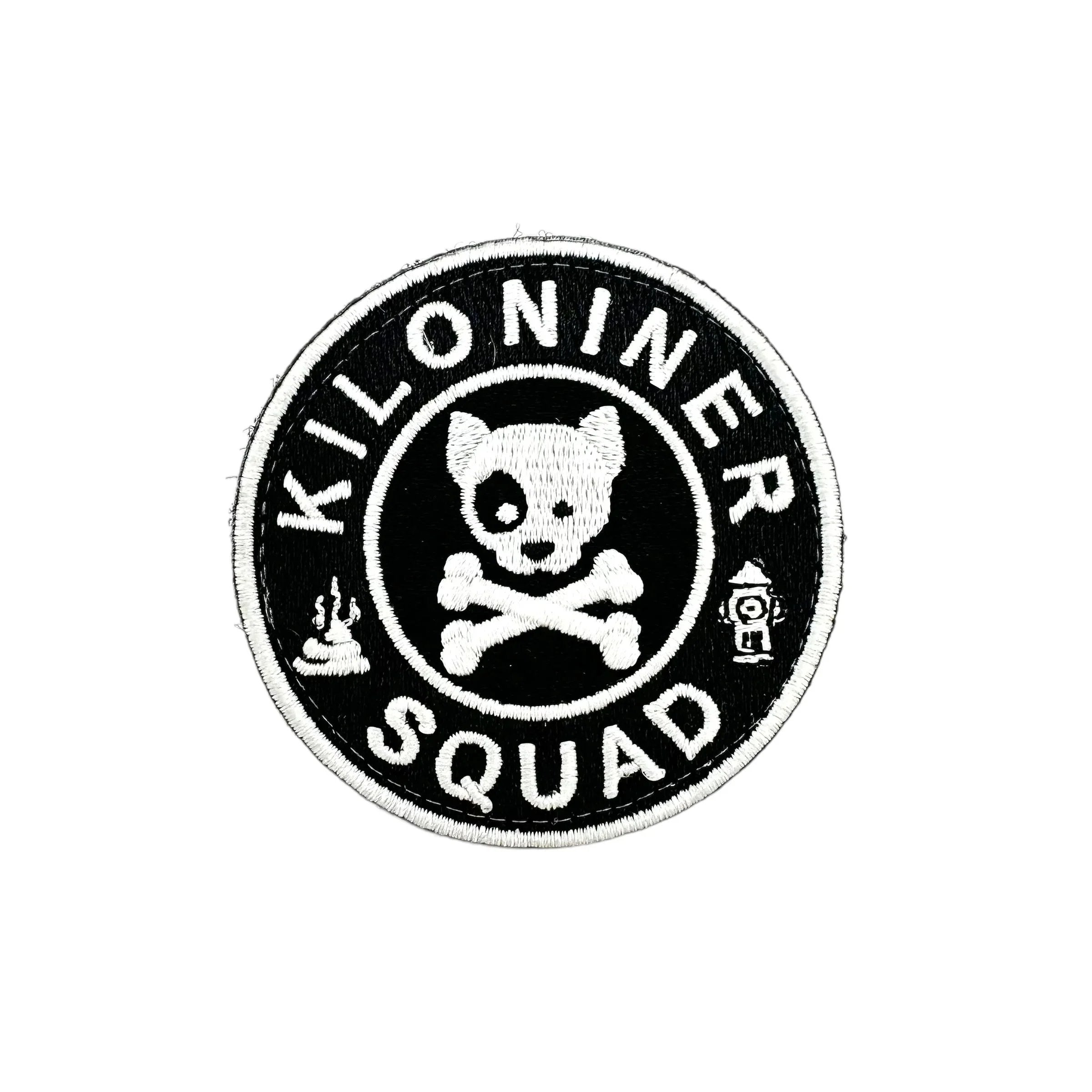 DOG &amp;amp; CROSSBONES Glow In The Dark Morale Patch