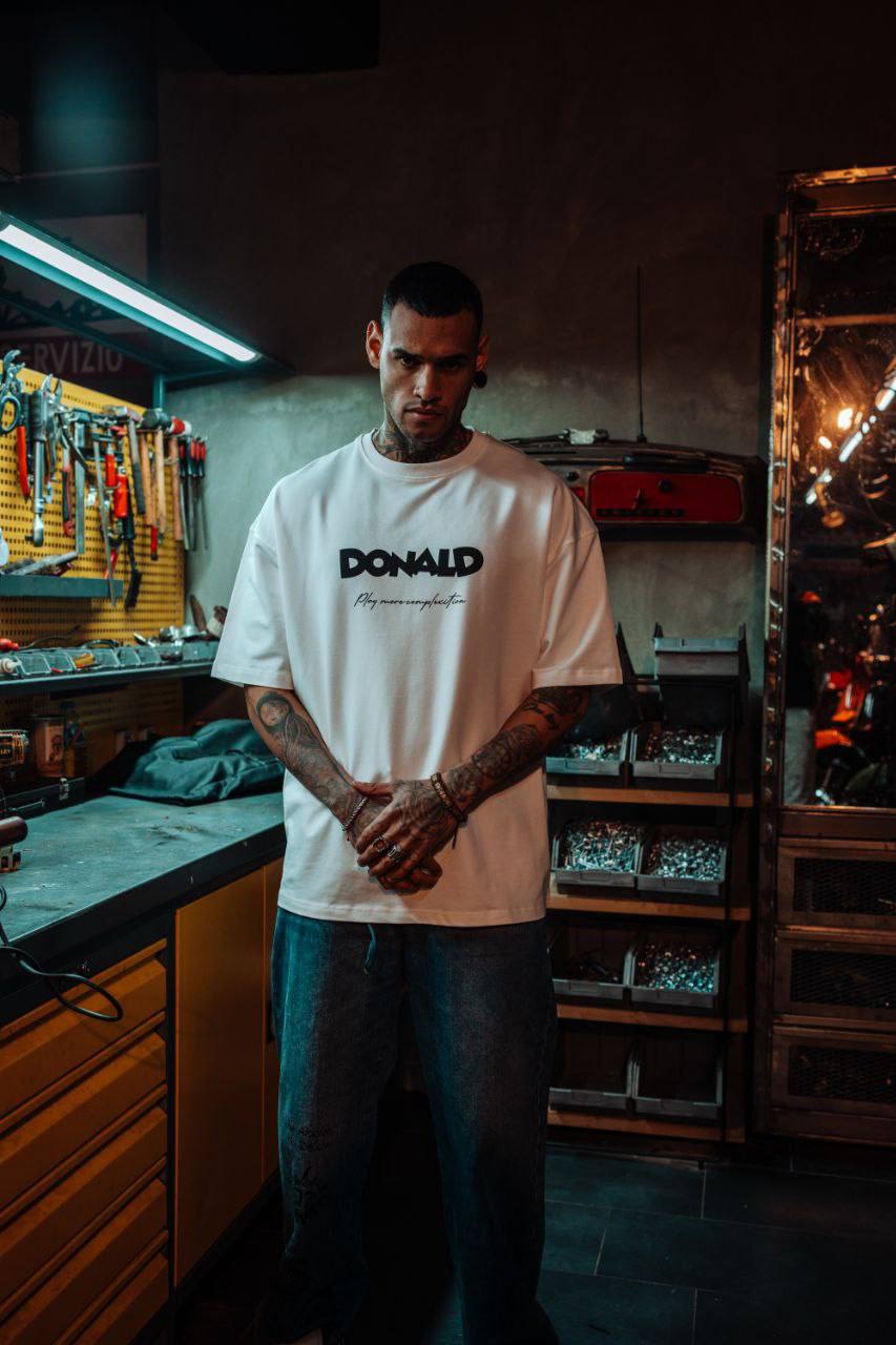 Men&amp;#39;s Oversize &amp;#39;DONALD&amp;#39; Graphic T-Shirt - Streetwear Comic Money Tee