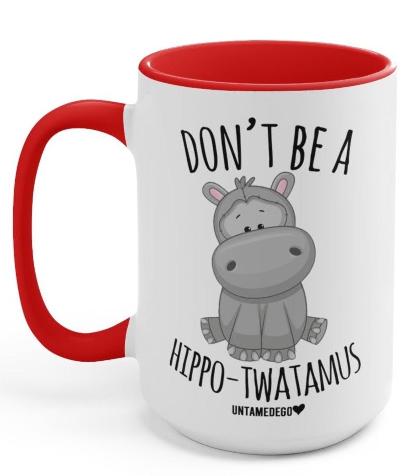 THE HIPPO RED MUG
