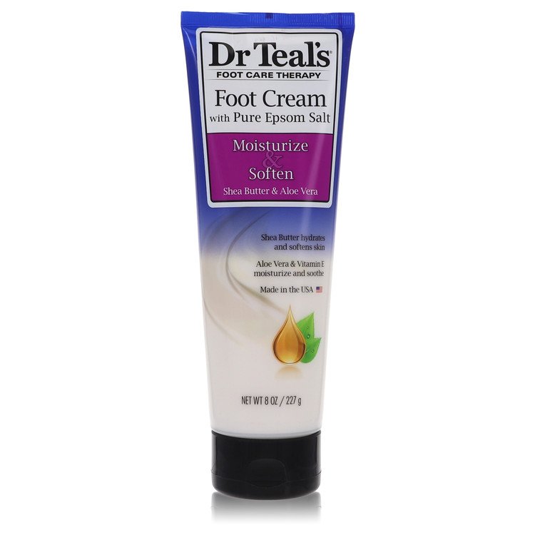 Dr Teal&amp;#39;s Pure Epsom Salt Foot Cream by Dr Teal&amp;#39;s Pure Epsom Salt Foot Cream with Shea Butter &amp;amp; Aloe Vera &amp;amp; Vitamin E 8 oz for Women