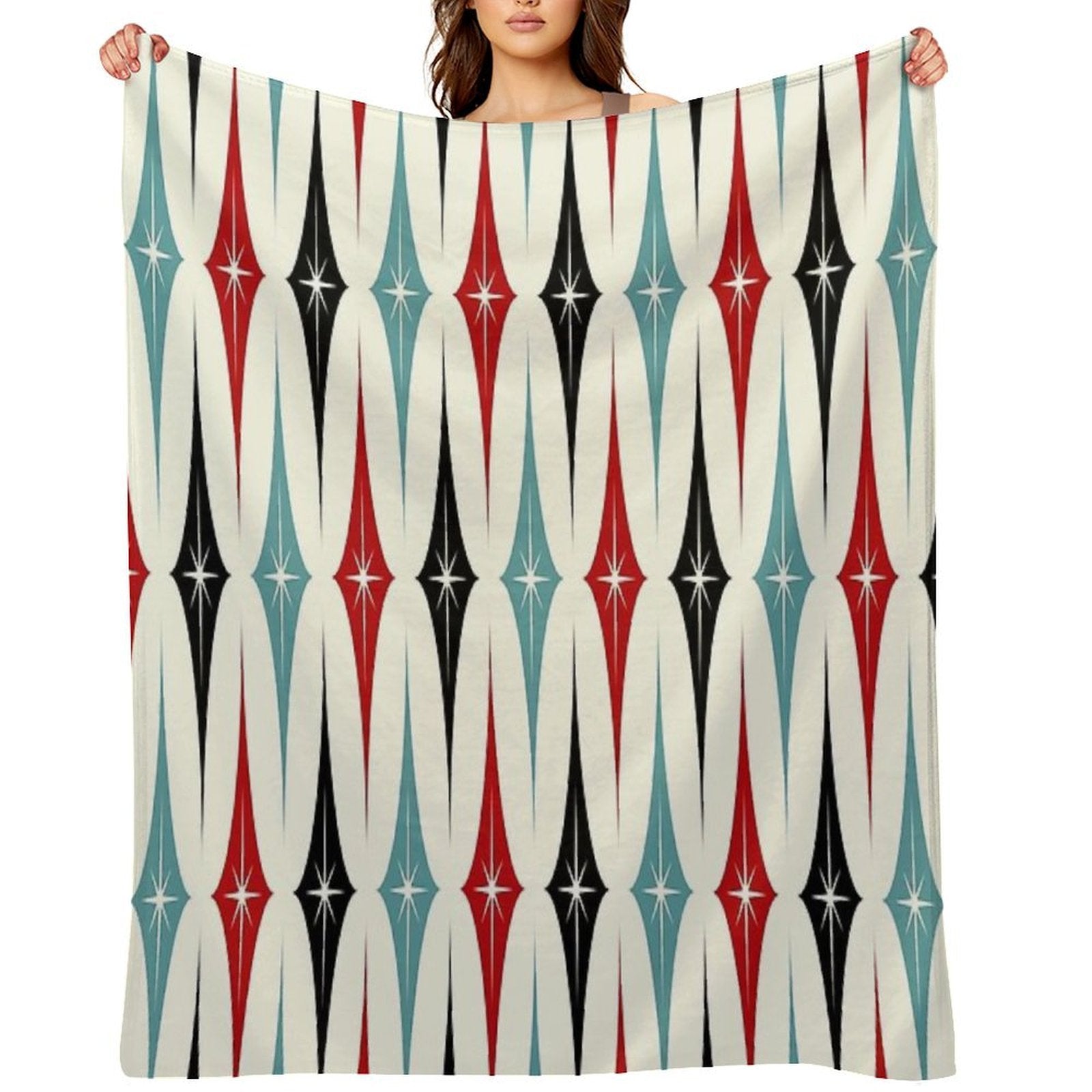 Starburst Diamonds Throw Blanket