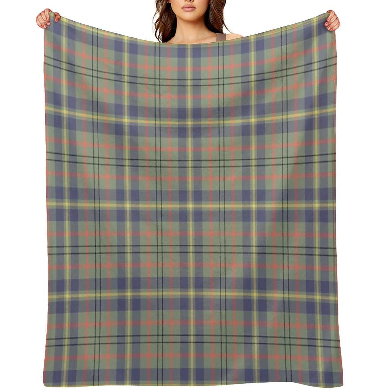 Taylor Weathered Tartan Throw Blanket