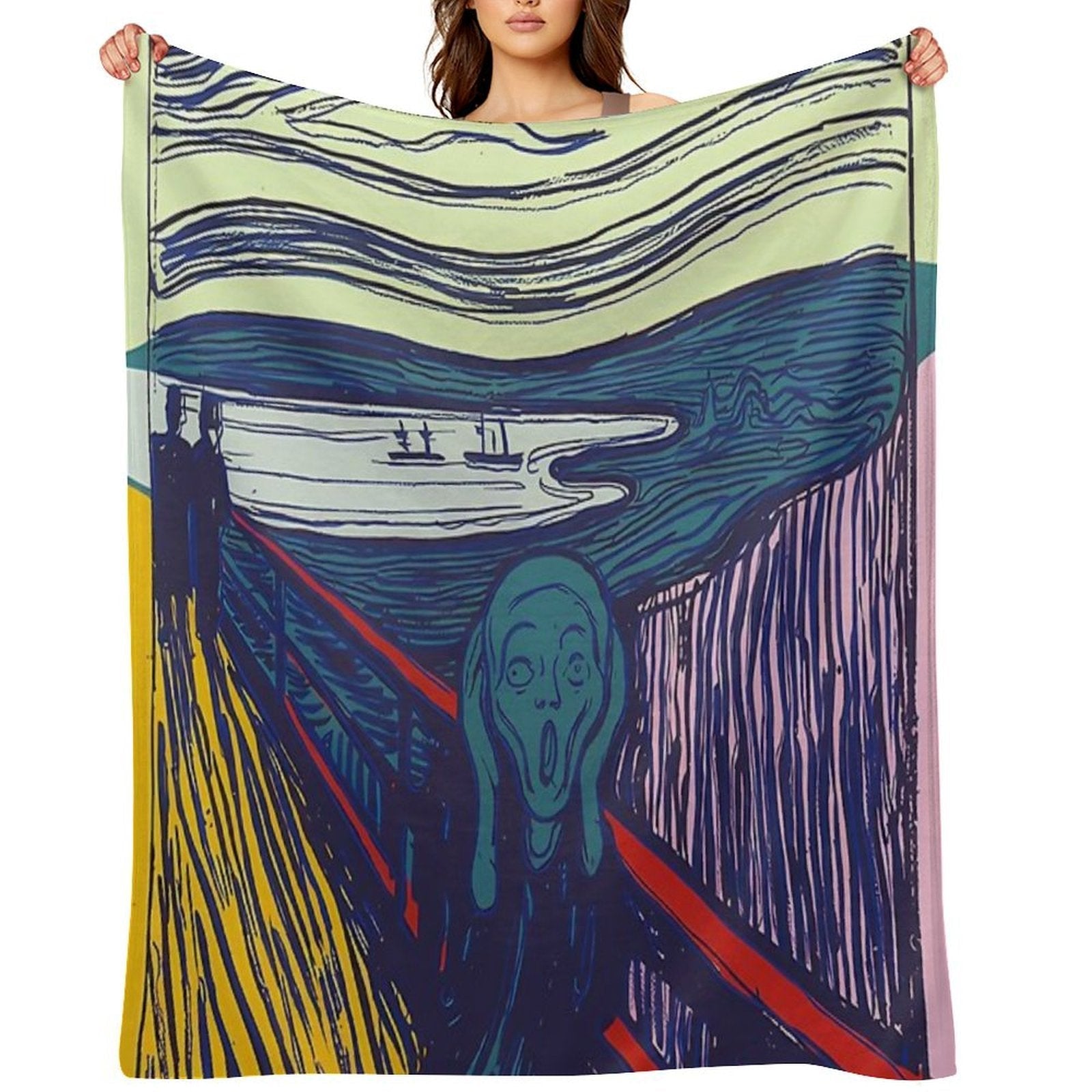 Andy Warhol, 1928-1987 USA, Pop Art  Original Paintings by Andy Warhol Throw Blanket