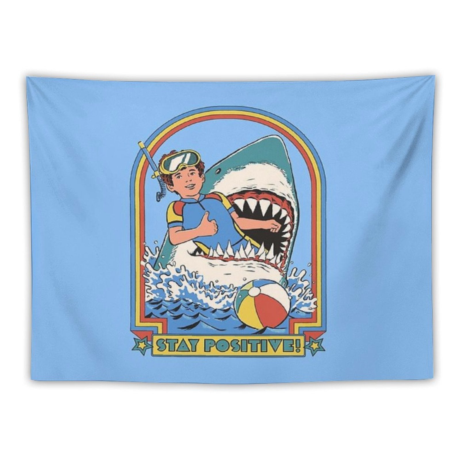 Stay Positive Tapestry