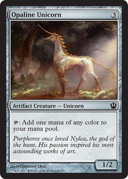 Opaline Unicorn (Theros) Near Mint