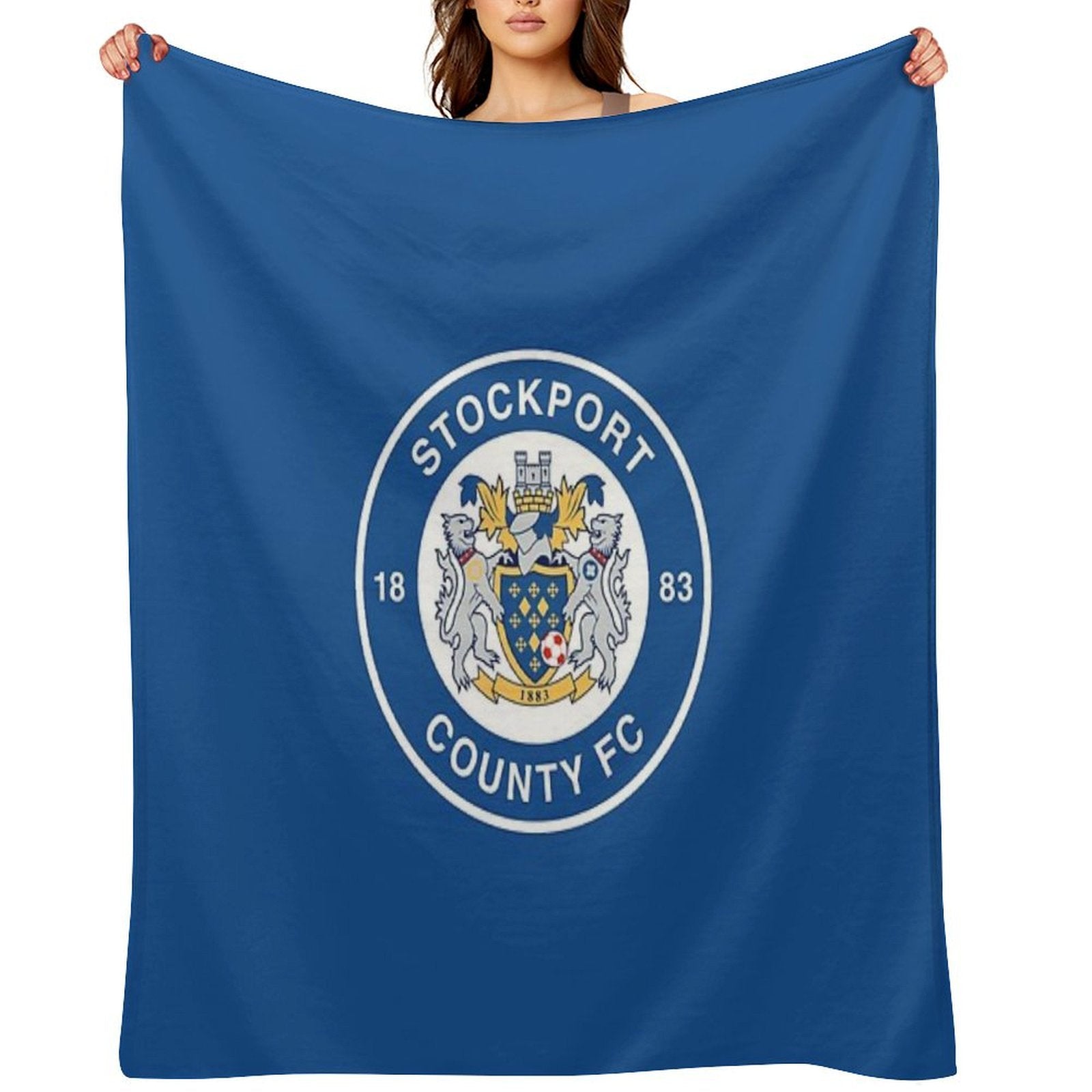 STOCKPORT COUNTY FC Throw Blanket