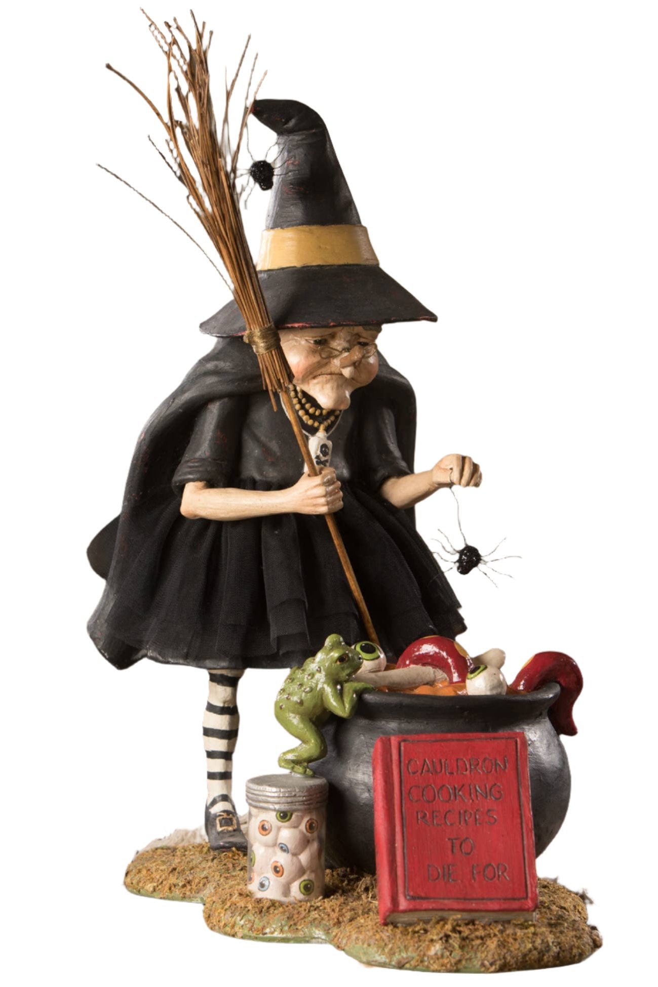 Cauldron Cooking Witch by Bethany Lowe Designs