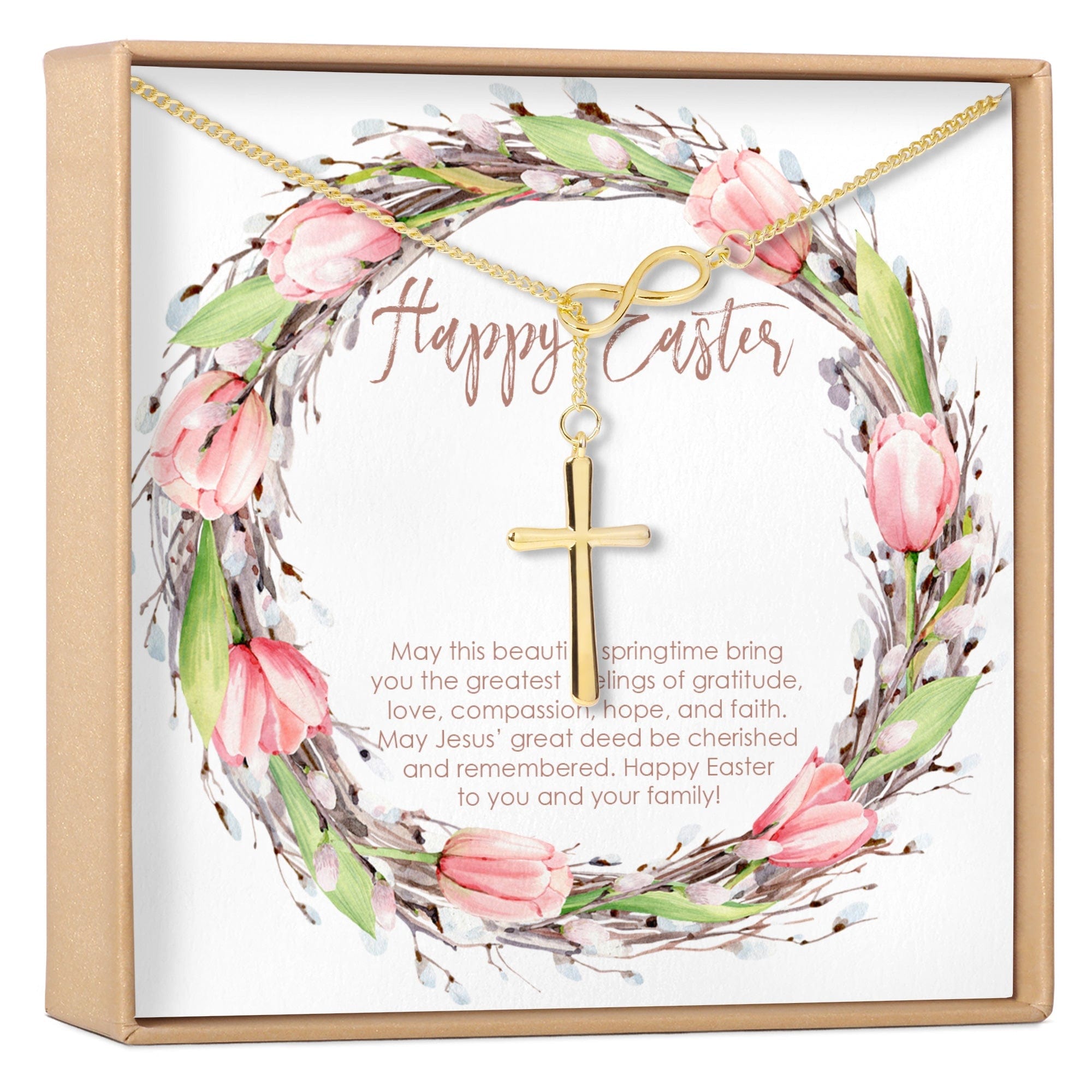 Easter Cross Necklace