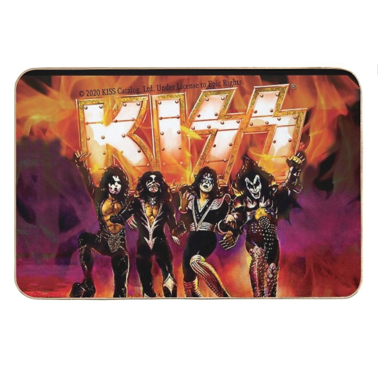 Kiss The Band- Rock Band Hard Rock Kiss Army Destroyer Bath Mat