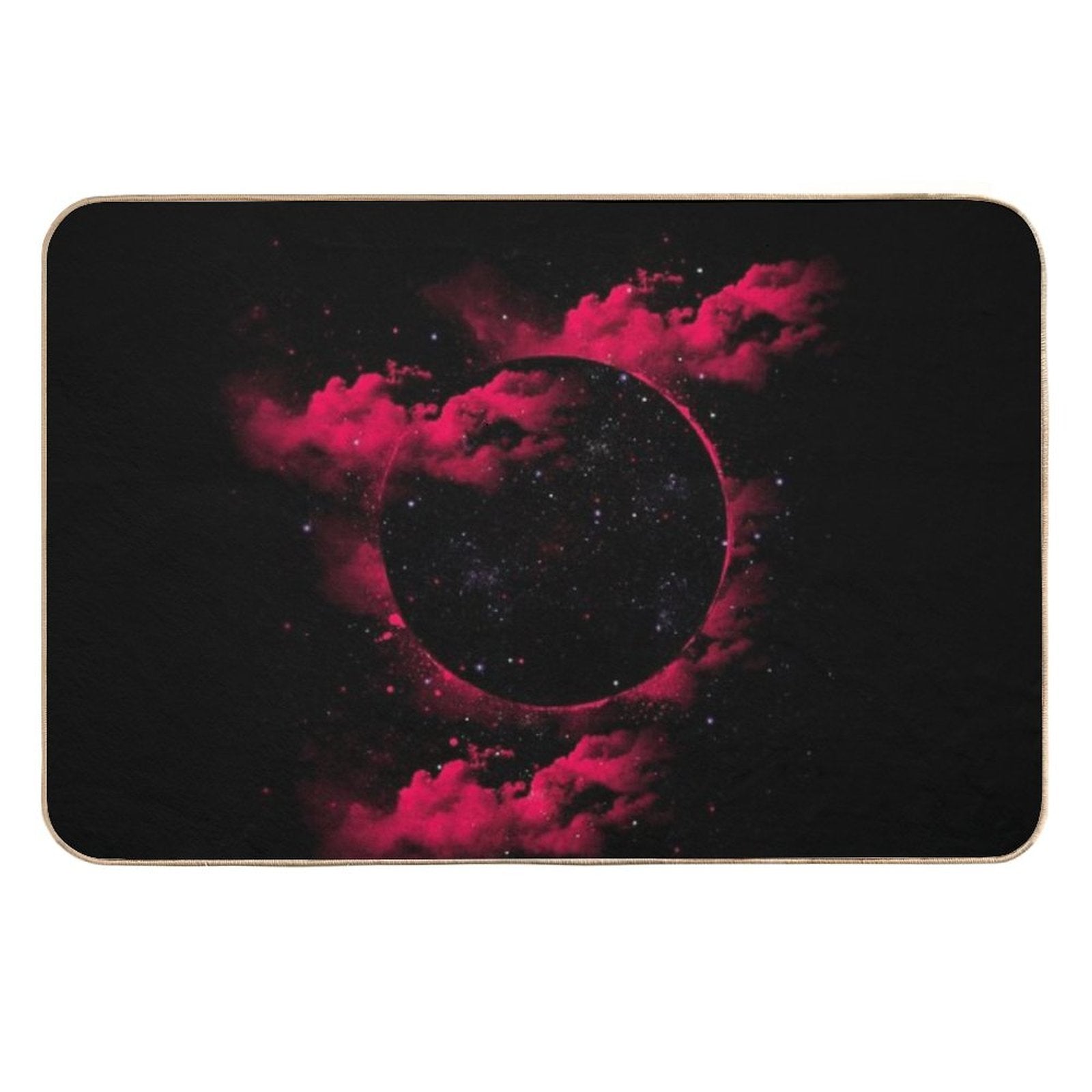 Black Hole  Easy Maintenance Bath Mat