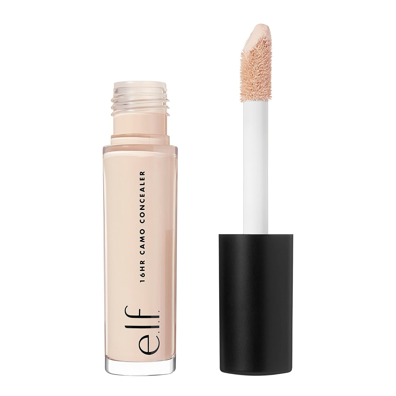 e.l.f. 16HR Camo Concealer, Full Coverage, Highly Pigmented Concealer With Matte Finish, Crease-proof, Vegan &amp;amp; Cruelty-Free, Light Ivory, 0.203 Fl Oz