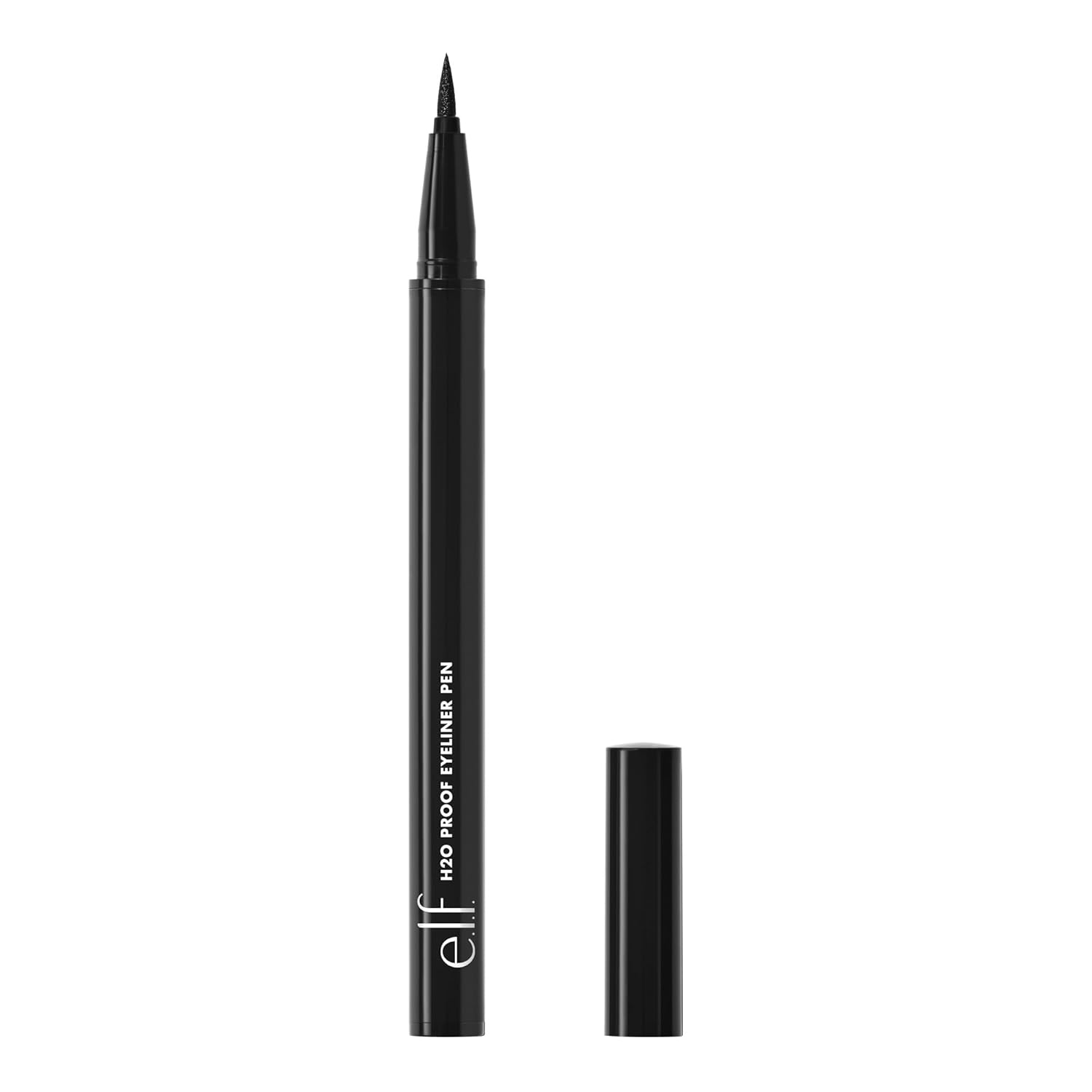 e.l.f. H2O Proof Eyeliner Pen, Felt Tip, Waterproof, Long-Lasting, High-Pigmented Liner For Bold Looks, Vegan &amp;amp; Cruelty-Free, Jet Black. 0.02 Fl Oz